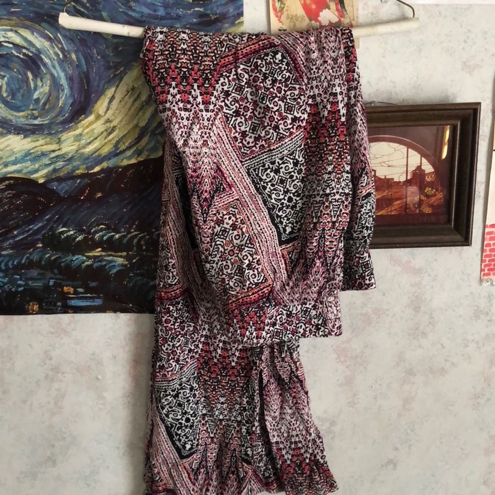 tribal print pants